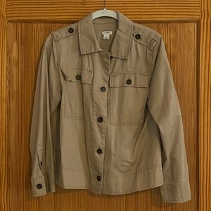 JCREW Lightweight Pleated Swing Jacket